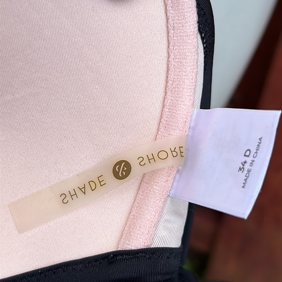 Shade & Shore Black and Bronze Bikini Bra Size 34D - Picture 5 of 6